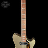 Fretboard of Powers Electric A-Type Sandalwood Tan PF42 CamTail.