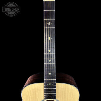 Fretboard of Taylor Custom TSG Anniversary Dread Adirondack / Indian Rosewood 1207245040.