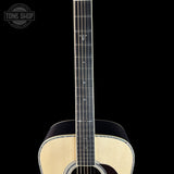 Fretboard of Martin Custom Shop Dread 41 Style Torch Adirondack/Cocobolo.