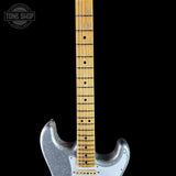 Fretboard of Fender Custom Shop 1969 Stratocaster Journeyman Relic Silver Sparkle.