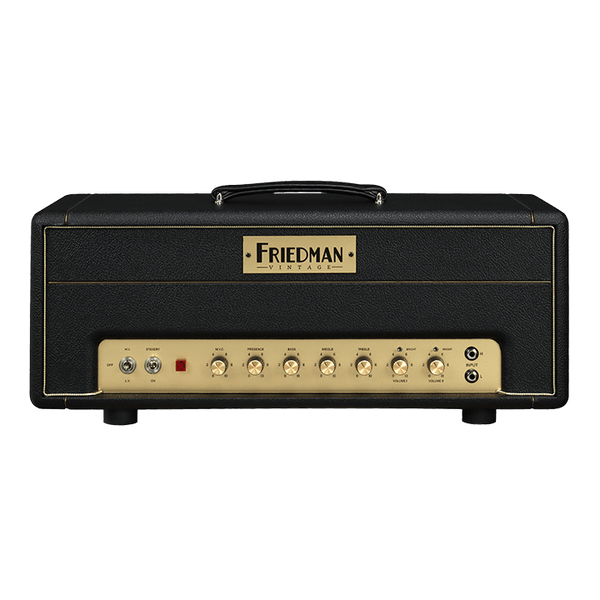Front of Friedman Plex 50 Vintage Series Tube Amp Head.