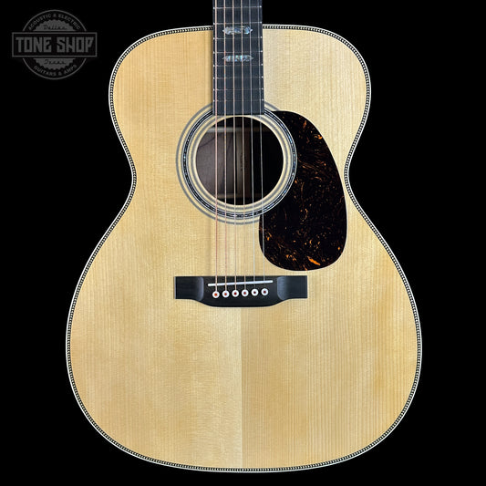 Front of Martin Custom Shop 0000 Wild Grain East Indian Rosewood.