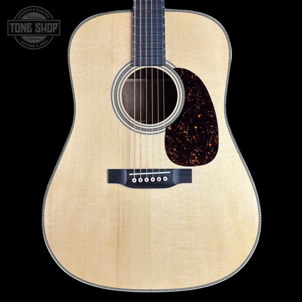 Front of Martin Custom Shop Dread 28-Style Adirondack / Exceptional Broad Figure Koa.