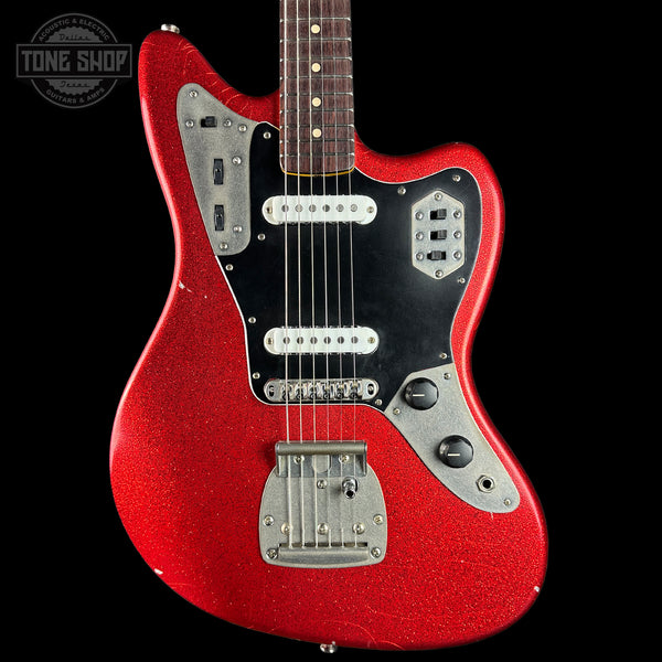 Front of Nash JG-63 Red Sparkle Light Aging.