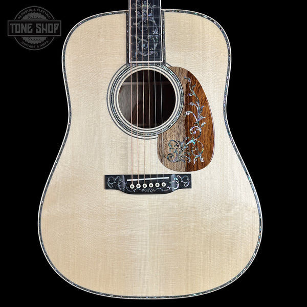 Front of Martin Custom Shop Dread 14 Fret 45 Style Adirondack / Guatemalan RW.