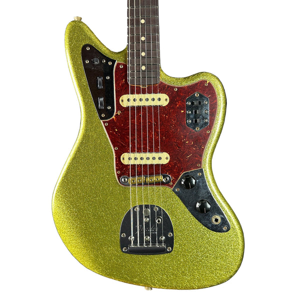 Front of Fender Custom Shop 1962 Jaguar Journeyman Relic PHC CHSP.