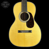 Front of Martin Custom Shop 00-12F 28 Style Adirondack / Wild Grain East Indian Rosewood.