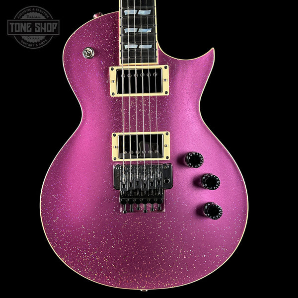 Front of ESP USA Eclipse Disco Pink Sparkle.