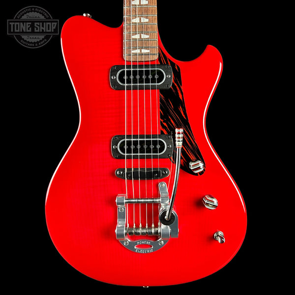 Front of Powers Electric A-Type Select Ghost Flame Signal Red PF42 CamTail.