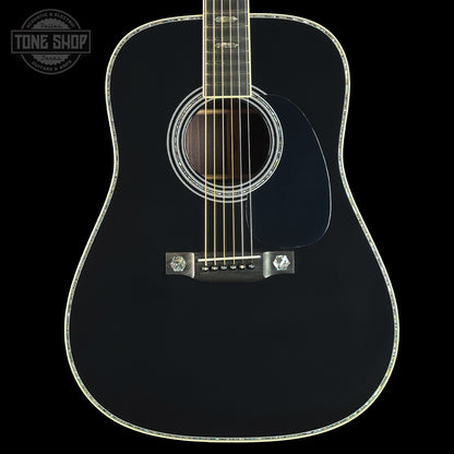 Front of Martin Custom Shop D-41 Black Sitka/EIR.