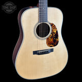 Front angle of Collings D2HA Hill Country Natural Adirondack.