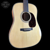 Front angle of Martin Custom Shop HD-28 Adirondack / Exceptional Broad Figure Koa.