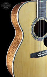 Side of Martin Custom Shop OM 45 Style Adirondack/Exceptional Broad Figure Koa.