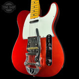 Front angle of Fender Custom Shop 1967 Telecaster Bigsby Deluxe Closet Classic.