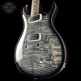 Front angle of PRS Paul Reed Smith Charcoal Phoenix Limited Edition.