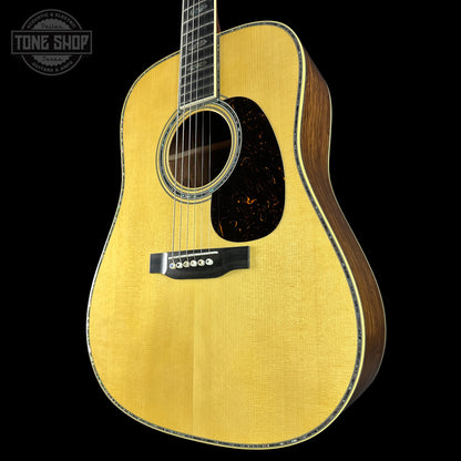 Front angle of Martin Custom Shop Dread 14-Fret Guatemalan Rosewood.