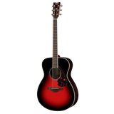 Full front of Yamaha FS830 Dusk Sun Red