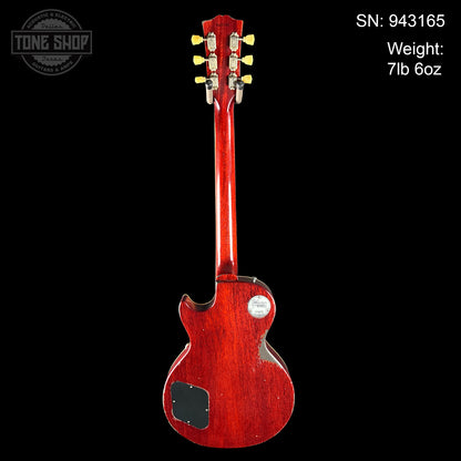 Red electric guitar on a black background with 'Tone Shop' branding.