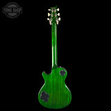 Full back of PRS S2 Wood Library McCarty 594 Singlecut Quilt Eriza Verde.