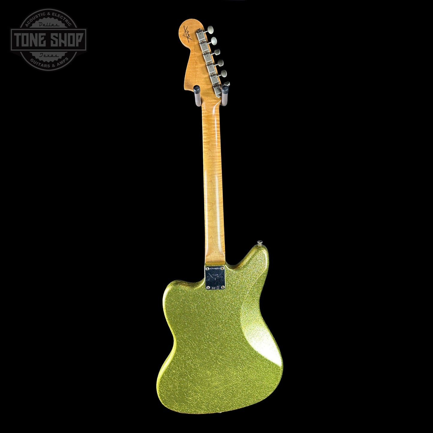 Full back of Fender Custom Shop 1962 Jaguar Journeyman Relic PHC CHSP.