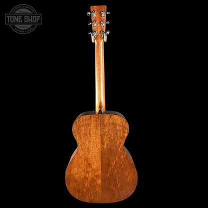 Full back of Martin Custom Shop 000 14-Fret Jaguar Claw Mahogany Sunburst.