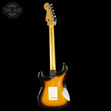 Full back of Fender Custom Shop 1957 Stratocaster Relic 2 Tone Sunburst AAA Maple Neck.