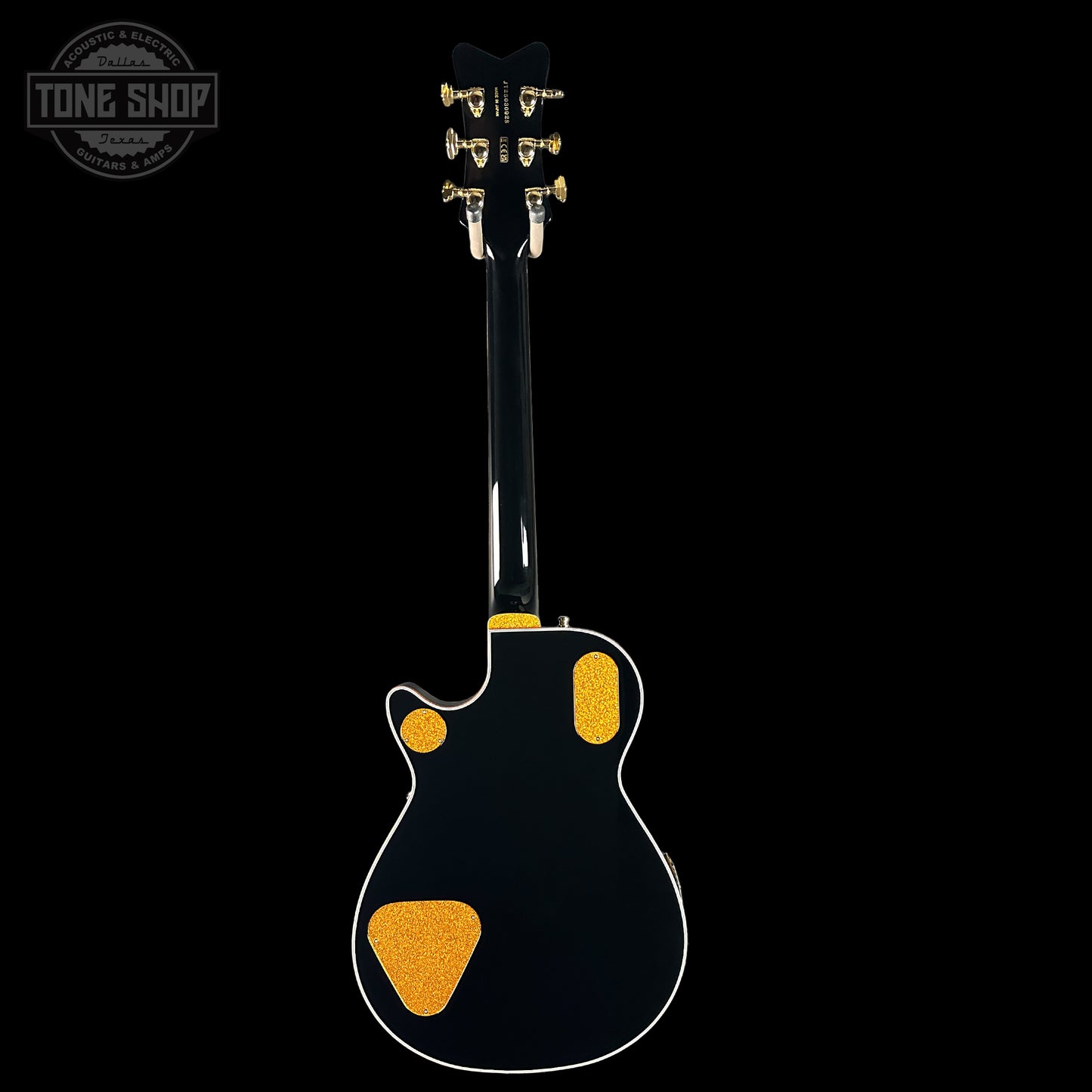 Full back of Gretsch G6134T-58-TSFSR Tone Shop Exclusive Vintage Select Edition 58 Penguin Ebony.