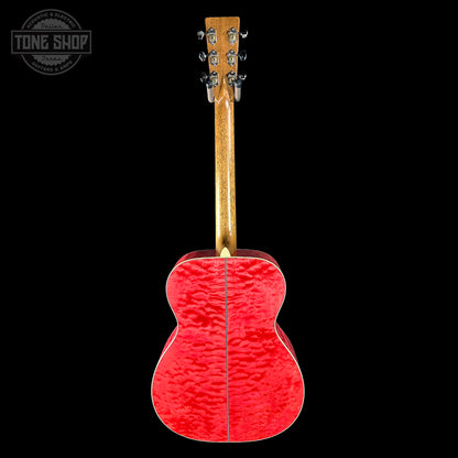 Full back of Martin Custom Shop 000 14-Fret Quilted Maple.