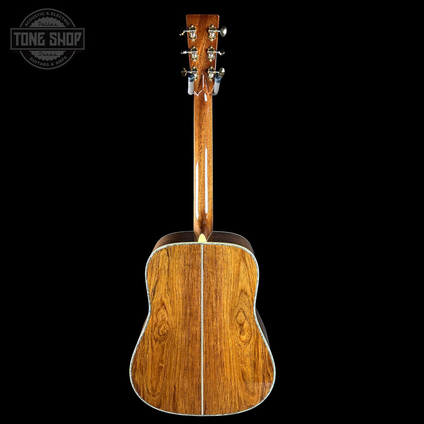 Full back of Martin Custom Shop Dread 14-Fret Guatemalan Rosewood.