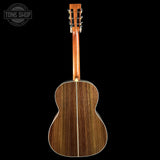 Full back of Martin Custom Shop M-12 Fret ADI Spruce/East Indian Rosewood.