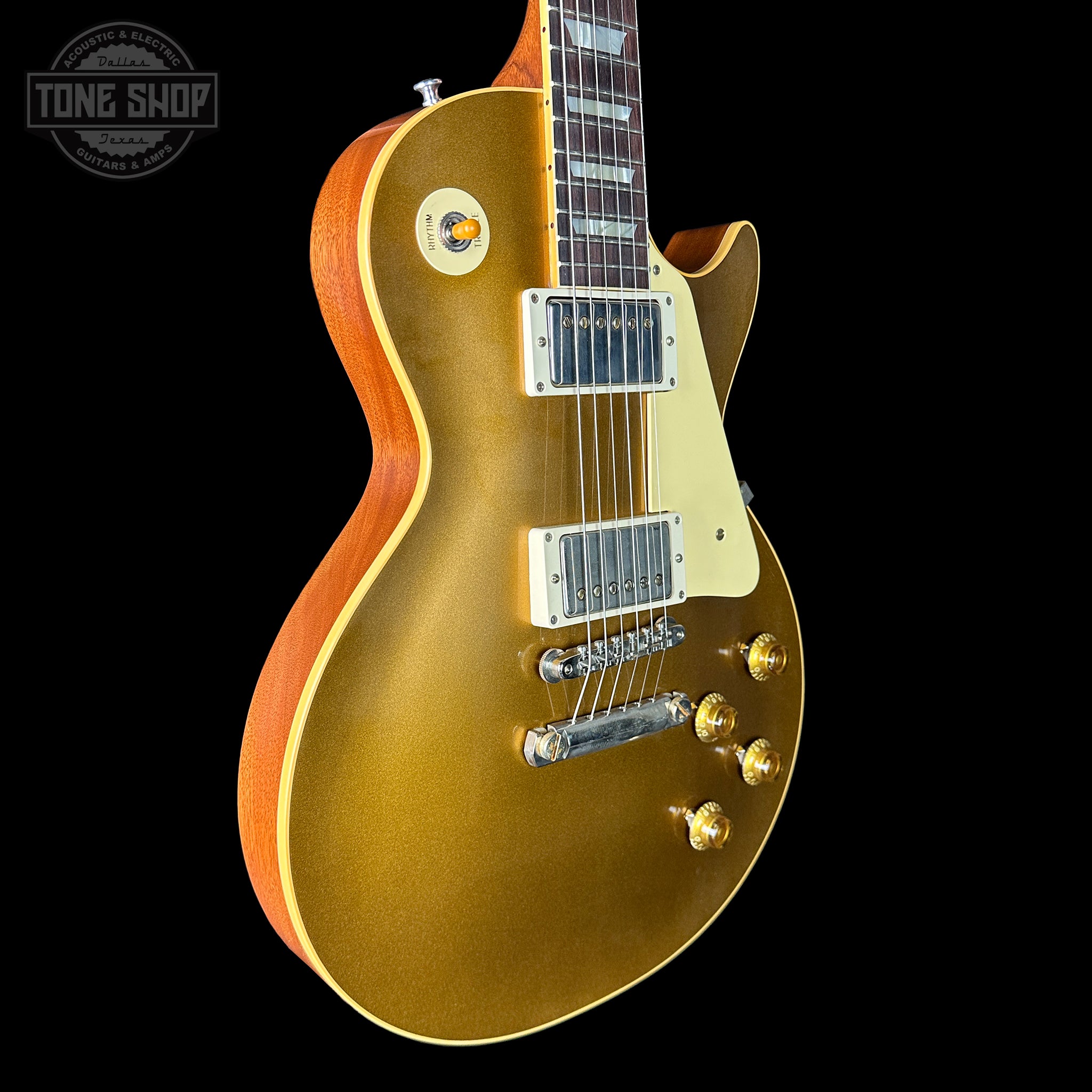 高感度ショップで2023年売れたブランド Paul Les 57 Shop Custom Gibson Gold Tone – w/case NH VOS Top ギター