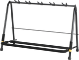 Front angle of Hercules GS525B 5 Guitar Rack.