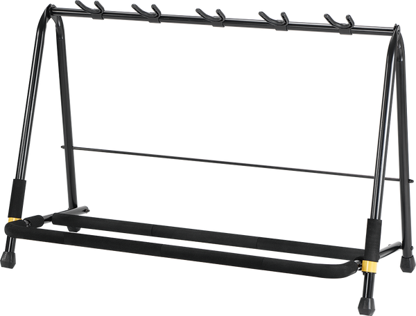 Front angle of Hercules GS525B 5 Guitar Rack.
