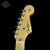 Headstock of Fender Custom Shop Limited Edition Fat '54 Strat Relic.