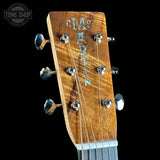 Headstock of Martin Custom Shop HD-28 Adirondack / Exceptional Broad Figure Koa.