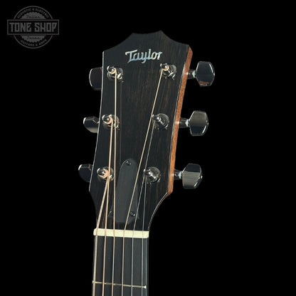 Headstock of Taylor Custom TSG Anniversary Dread Adirondack / Indian Rosewood 1207235012.