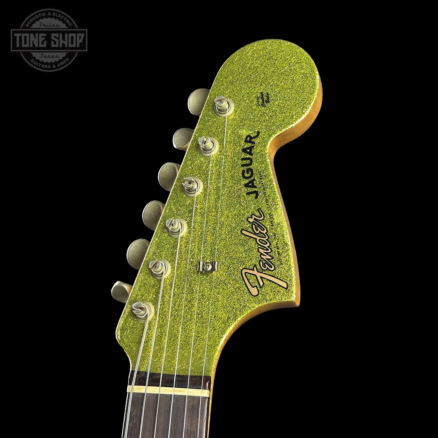 Headstock of Fender Custom Shop 1962 Jaguar Journeyman Relic PHC CHSP.