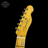 Headstock of Fender Custom Shop 1951 Nocaster Relic Nocaster Blonde.
