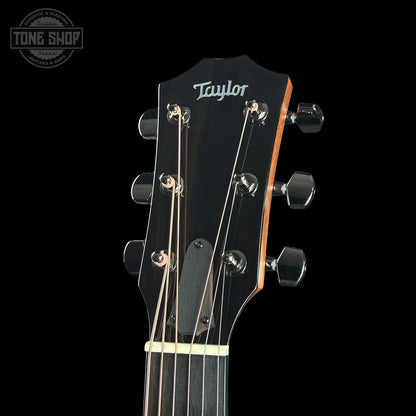 Headstock of Taylor Custom TSG Anniversary Dread Adirondack / Indian Rosewood 1207155078.