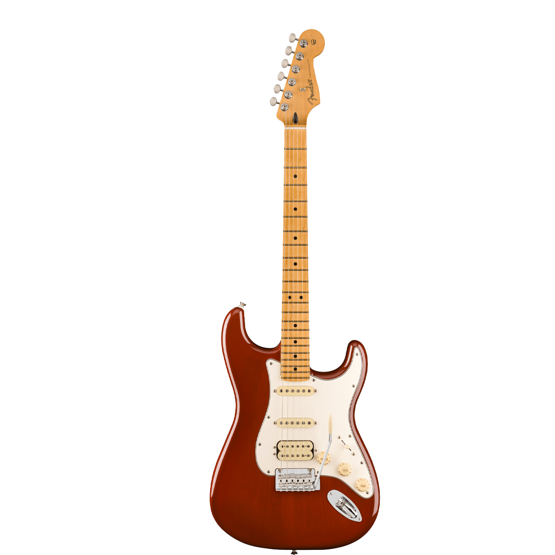 Fender Player II Stratocaster HSS Chambered Mahogany Trans Mocha Fender Player II Stratocaster HSS Chambered Mahogany Trans Mocha