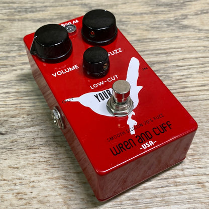 Used Wren and Cuff Your Face Red Fuzz TSU15013