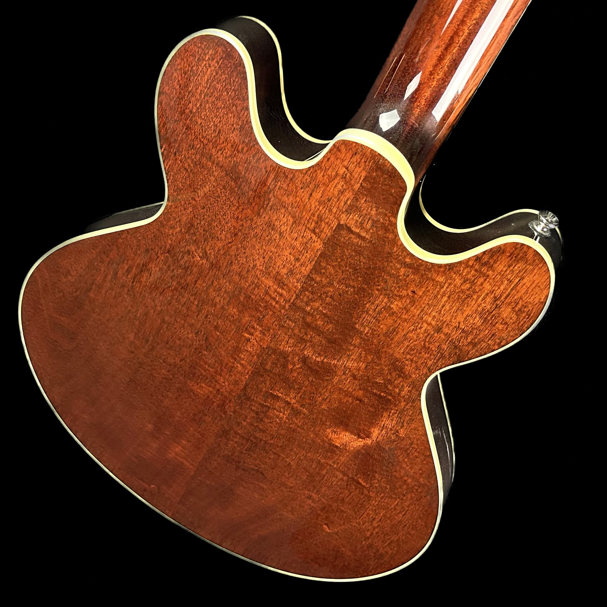 Back angle of Collings I-35 Deluxe Rootbeer ThroBaks I35221197.
