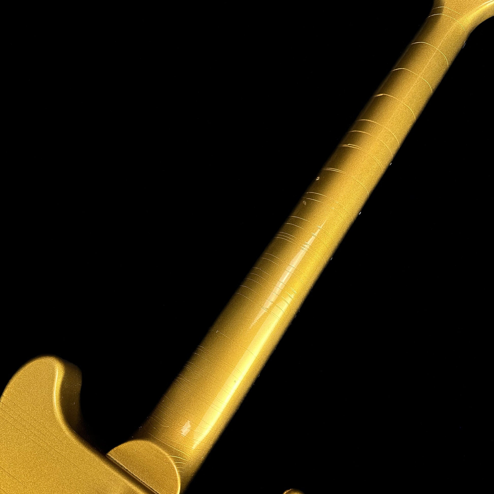 Back of Gibson Custom Shop M2M 58 Les Paul Junior Doublecut Double Gold Murphy Lab Ultra Light Aged neck.