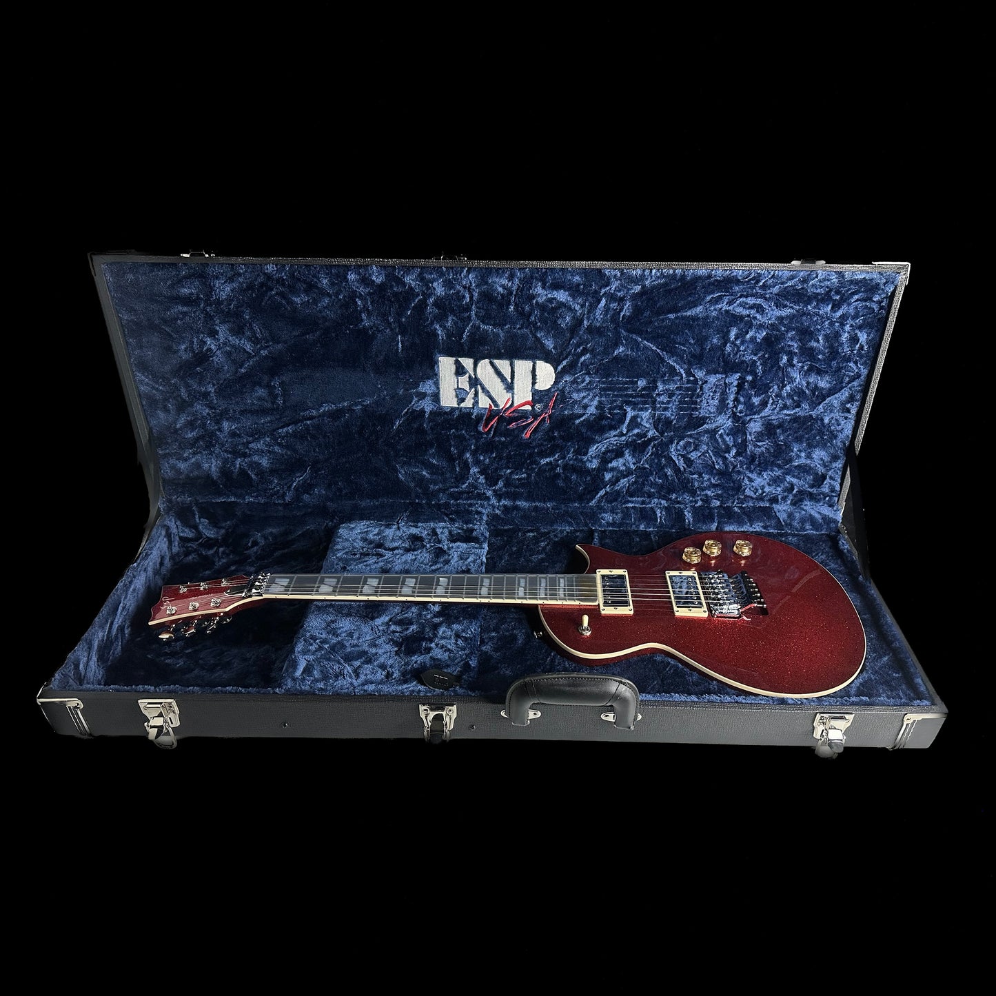 ESP USA Eclipse Floyd Rose Red Sparkle w/ case