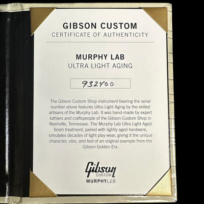 Gibson Custom Shop M2M 1959 Les Paul Standard Chambered Tejas Burst Murphy Lab Ultra Light Aged  w/case