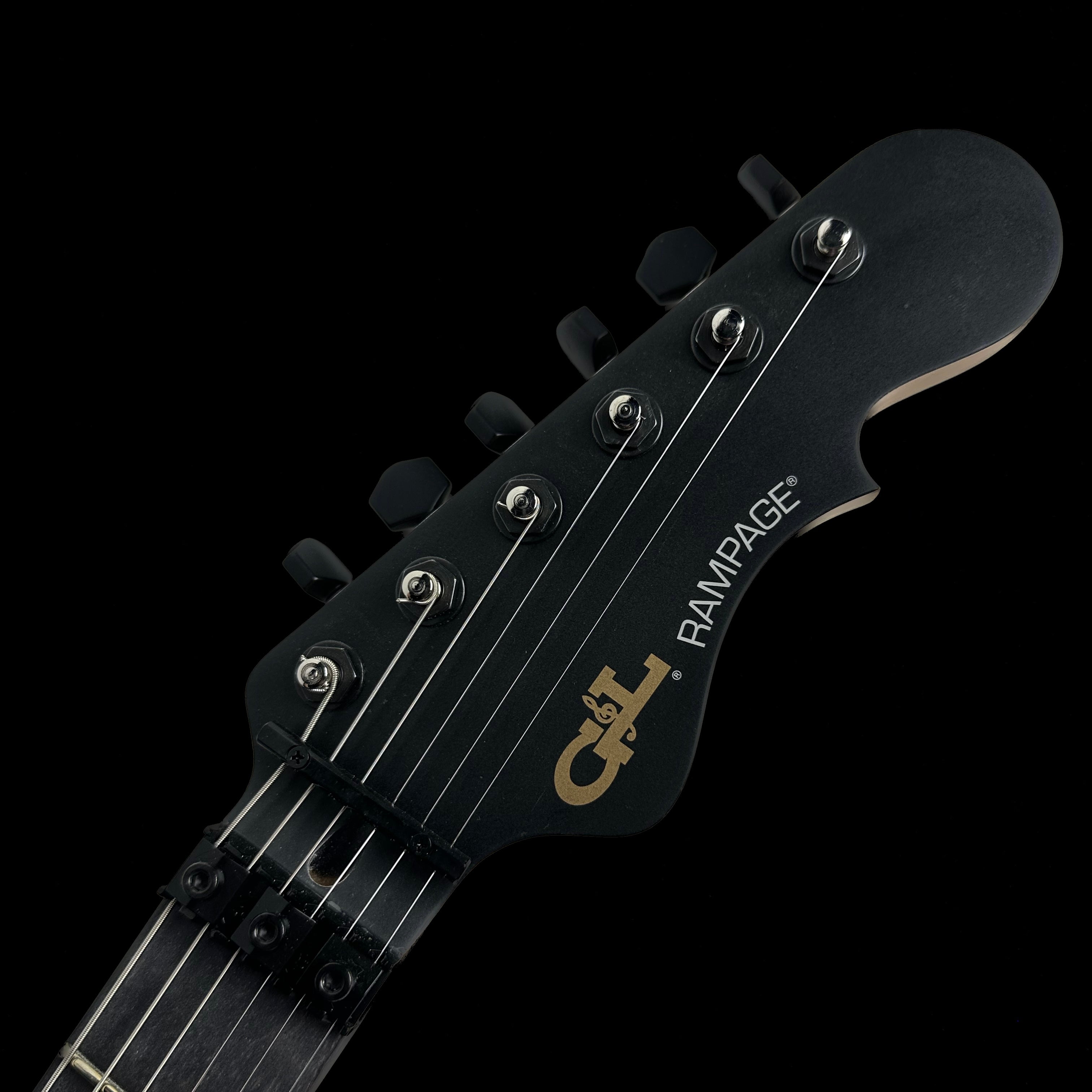 G~andL Custom Shop Rampage Jet Black Frost Black Hardware w