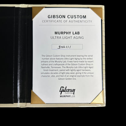 Gibson Custom Shop M2M 1961 SG Standard Silverburst Stop Bar Murphy Lab Ultra Light Aged w/case