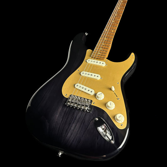 Fender Custom Shop American Custom Strat NOS Maple Neck Ebony Transparent w/case