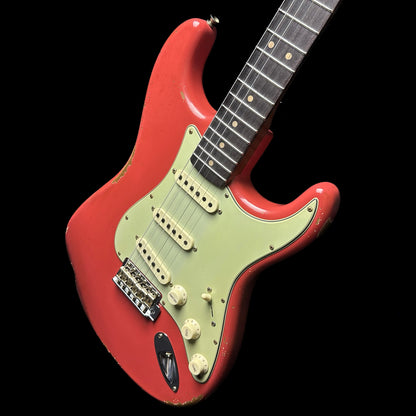 Fender Custom Shop Limited Edition 1963 Strat Relic Aged Fiesta Red w/case