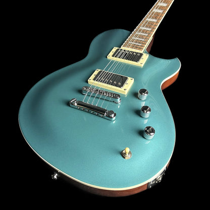 Front angle of Reverend Roundhouse Deep Sea Blue.